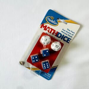 NIB Think Fun Math Dice Learning Game